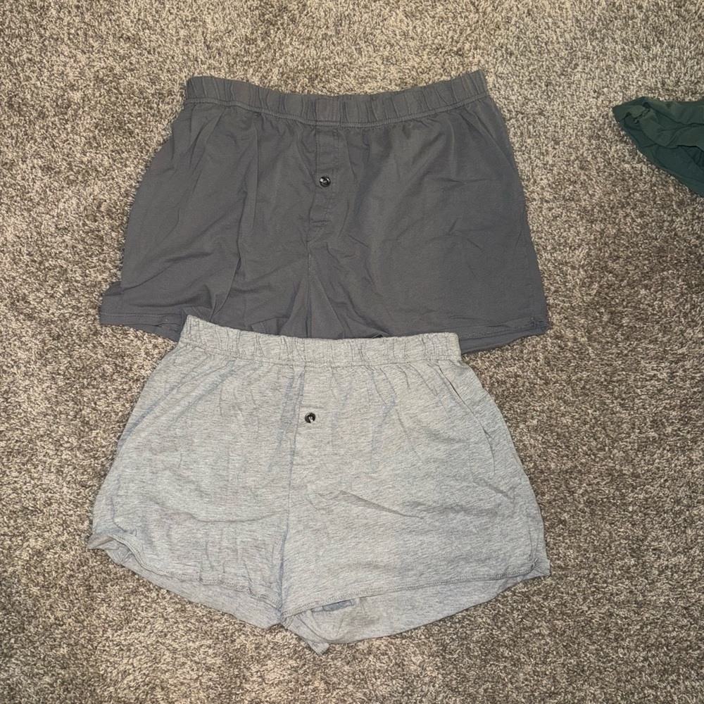 Fruit of the Loom Light Gray & Dark Grey Boxers